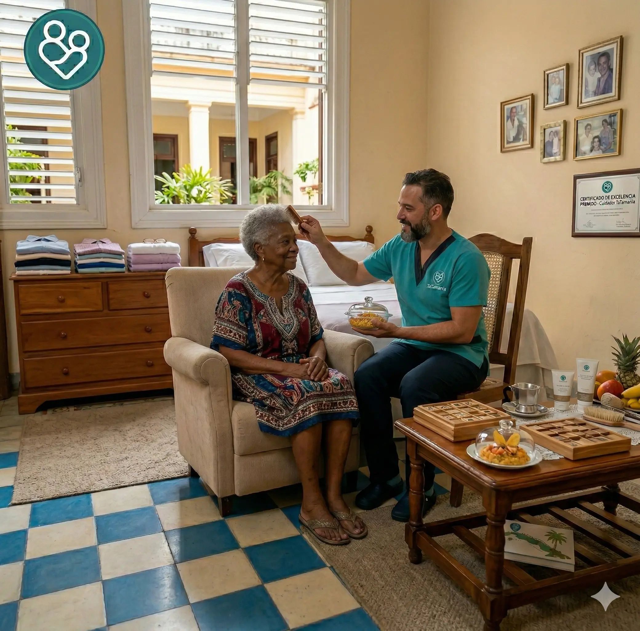 Cuidados a Domicilio para Adultos Mayores - Premium